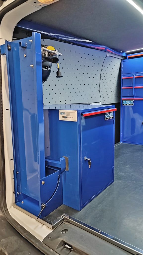 Taller movil - Equipamiento vehicular - Camionetas - BDK Design