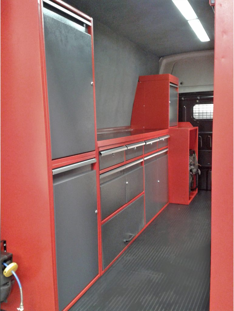 Taller movil - equipamietno vehicular - BDK Design
